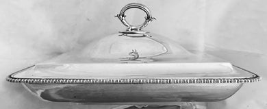 Georgian, George III, Silver Entree Dish & Cover. London 1802 Timothy Renou. 50 troy ounces.